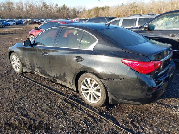 2017 Infiniti Q50 Premium with VIN JN1EV7ARXHM833924, listed as a IAAI auction lot 41397630 with 278,408 mi miles and . Bid and sale history available at carsss.com. Image 3.