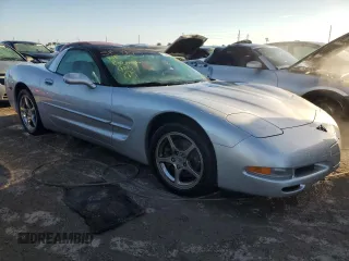 2002 Chevrolet Corvette with VIN 1G1YY22G525107593, listed as a Copart auction lot 75420944 with 0 mi miles and Non Repairable. Bid and sale history available at carsss.com. Image 4.