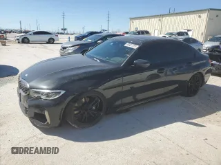 2020 BMW 3 Series M340i with VIN 3MW5U7J09L8B38905, listed as a Copart auction lot 49337725 with 13,800 mi miles and Salvage Title. Bid and sale history available at carsss.com. Image 1.