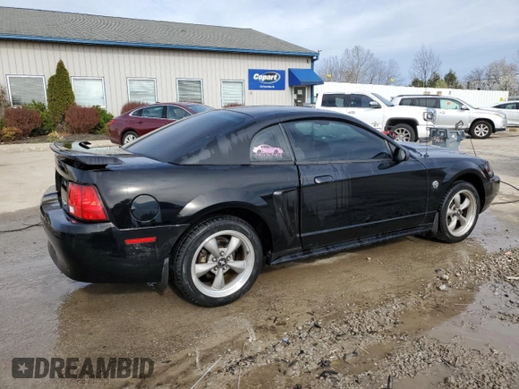 2004 Ford Mustang Standard with VIN 1FAFP40654F149790, listed as a Copart auction lot 50419585 with 62,326 mi miles and Non Repairable. Bid and sale history available at carsss.com. Image 3.