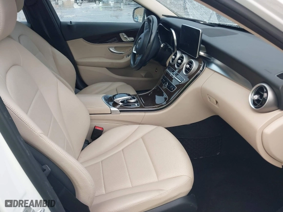 2015 Mercedes-Benz C-Class C 300 with VIN 55SWF4JB3FU085943, listed as a IAAI auction lot 41788857 with 107,954 mi miles. Bid and sale history available at carsss.com. Image 5.