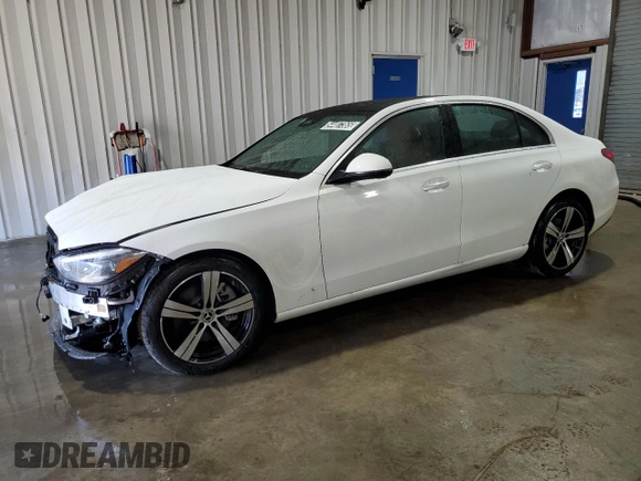 2025 Mercedes-Benz C 300 with VIN W1KAF4HB5SR256235, listed as a Copart auction lot 54407365 with 4,645 mi miles and Clean Title. Bid and sale history available at DreamBid. Image 1.