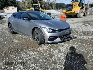 2022 Kia EV6 GT-Line with VIN KNDC4DLC1N5062161, listed as a Copart auction lot 47747885 with 40,804 mi miles and Salvage Title. Bid and sale history available at carsss.com. Image 12.