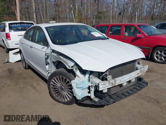 2015 Ford Fusion Titanium with VIN 3FA6P0K90FR207410, listed as a IAAI auction lot 41742534 with 171,008 mi miles. Bid and sale history available at carsss.com. Image 1.
