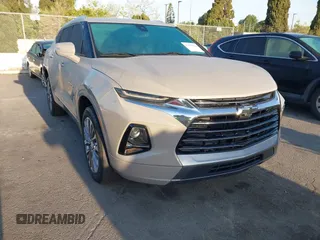 2021 Chevrolet Blazer Premier with VIN 3GNKBFR49MS530114, listed as a IAAI auction lot 41969828 with 55,516 mi miles and . Bid and sale history available at DreamBid. Image 1.