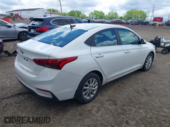 2021 Hyundai Accent SE with VIN 3KPC24A66ME137023, listed as a IAAI auction lot 42192858 with 58,197 mi miles and . Bid and sale history available at DreamBid. Image 4.