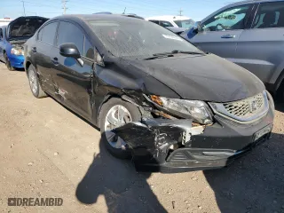 2013 Honda Civic Sdn LX with VIN 2HGFB2F54DH573828, listed as a Copart auction lot 73755244 with 253,438 mi miles and Salvage Title. Bid and sale history available at carsss.com. Image 10.
