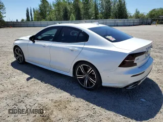 2019 Volvo S60 R-Design with VIN 7JRA22TM6KG013047, listed as a Copart auction lot 58255674 with 35,270 mi miles and Salvage Title. Bid and sale history available at carsss.com. Image 2.