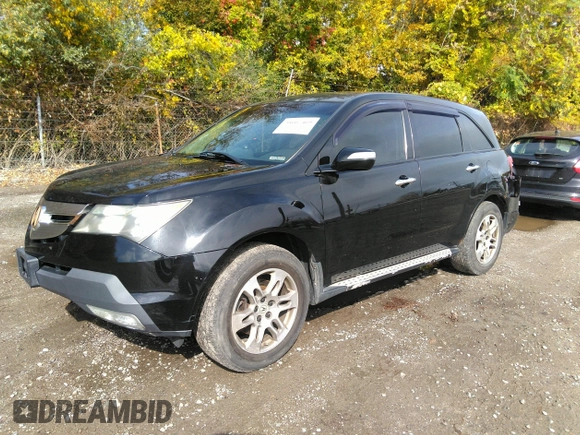 2007 Acura MDX Tech Pkg with VIN 2HNYD28337H500705, listed as a IAAI auction lot 34667469 with 199,266 mi miles. Bid and sale history available at carsss.com. Image 2.