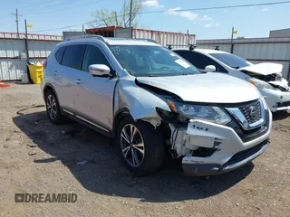 2018 Nissan Rogue SV with VIN 5N1AT2MT6JC844714, listed as a IAAI auction lot 41969677 with 121,187 mi miles and . Bid and sale history available at carsss.com. Image 1.