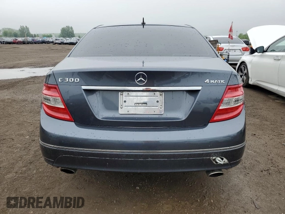2008 Mercedes-Benz C 300 Sport with VIN WDDGF81X08F068613, listed as a Copart auction lot 58591505 with 220,188 mi miles and Non repairable. Bid and sale history available at DreamBid. Image 6.