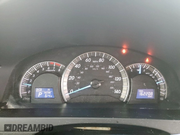 2013 Toyota Camry L with VIN 4T1BF1FK6DU645039, listed as a Copart auction lot 53700515 with 162,208 mi miles and Salvage Title. Bid and sale history available at carsss.com. Image 9.