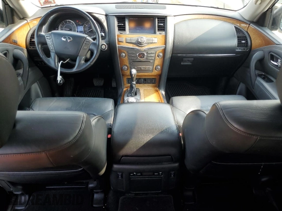 2012 Infiniti QX56 7-passenger z VIN JN8AZ2NE3C9019463, wystawiony jako Copart lot #60889765 z przebiegiem 171 732 mil mil oraz Czysty tytuł • Clean title. Historia ofert i sprzedaży dostępna na DreamBid. Obrazek 8.
