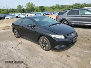 2013 Honda Civic Cpe EX with VIN 2HGFG3B88DH518340, listed as a Copart auction lot 66949704 with 102,668 mi miles and Salvage Title. Bid and sale history available at carsss.com. Image 4.