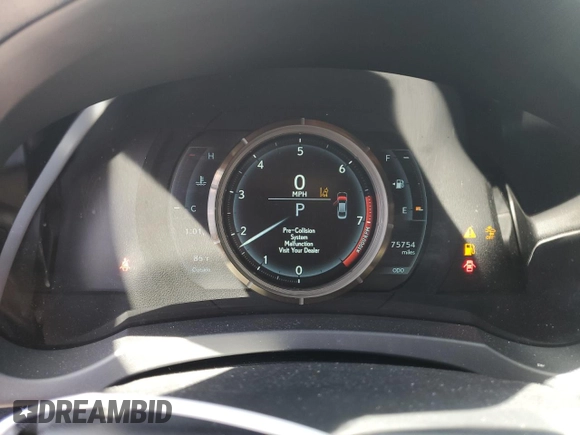2017 Lexus IS 300 with VIN JTHCM1D23H5022302, listed as a Copart auction lot 55098775 with 75,754 mi miles and Salvage title. Bid and sale history available at DreamBid. Image 9.