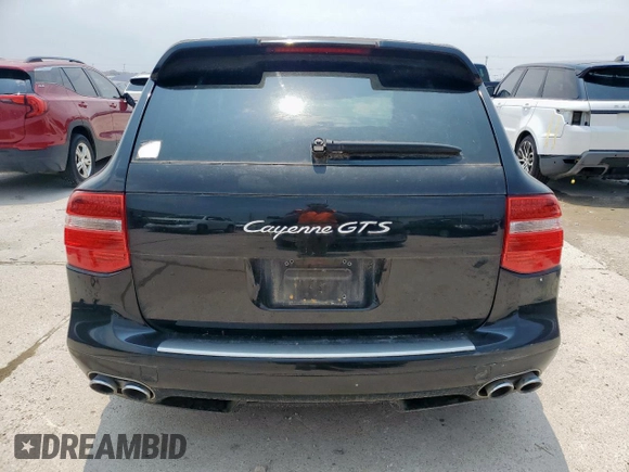 2008 Porsche Cayenne GTS with VIN WP1AD29P68LA71491, listed as a Copart auction lot 57683015 with Not provided miles and Non repairable. Bid and sale history available at DreamBid. Image 6.