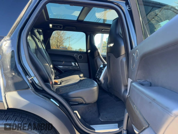 2018 Land Rover Range Rover Sport SVR with VIN SALWZ2SE9JA804998, listed as a Copart auction lot 88532855 with 102,965 mi miles and Clean Title. Bid and sale history available at carsss.com. Image 6.