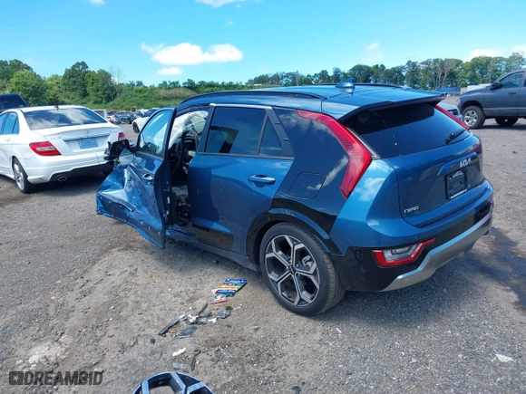 2023 Kia Niro SX Touring with VIN KNDCT3LE7P5038903, listed as a IAAI auction lot 39775839 with 14,763 mi miles. Bid and sale history available at carsss.com. Image 3.