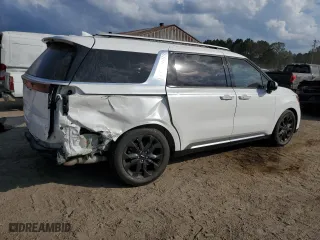 2022 Kia Carnival SX Prestige with VIN KNDNE5H33N6088999, listed as a Copart auction lot 77329114 with 65,328 mi miles and Salvage Title. Bid and sale history available at carsss.com. Image 3.