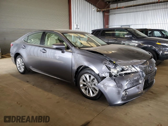 2013 Lexus ES 300h with VIN JTHBW1GG7D2033716, listed as a Copart auction lot 59345095 with 118,394 mi miles and Salvage title. Bid and sale history available at DreamBid. Image 4.