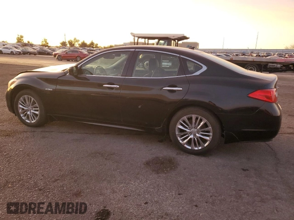 2012 Infiniti M Hybrid with VIN JN1EY1AP0CM910053, listed as a Copart auction lot 85345224 with 121,711 mi miles and Salvage title. Bid and sale history available at DreamBid. Image 2.