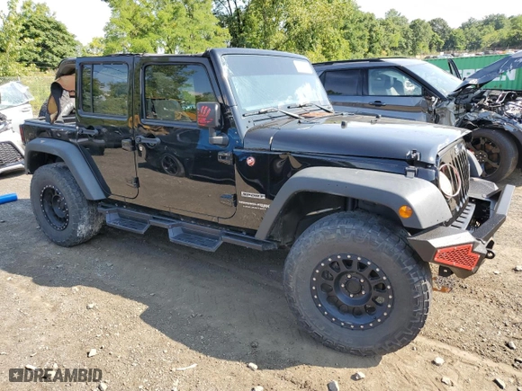 2018 Jeep Wrangler JK Unlimited Sport S with VIN 1C4BJWDG1JL847643, listed as a Copart auction lot 69228264 with 78,440 mi miles and Salvage Title. Bid and sale history available at carsss.com. Image 4.
