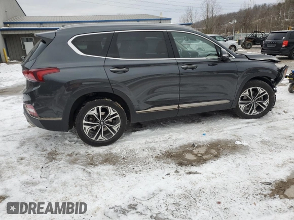 2020 Hyundai Santa Fe Limited with VIN 5NMS5CAA6LH186151, listed as a Copart auction lot 41838225 with 68,075 mi miles and Salvage Title. Bid and sale history available at carsss.com. Image 3.