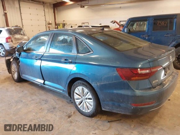 2019 Volkswagen Jetta S z VIN 3VWCB7BU9KM194136, wystawiony jako IAAI lot #41463927 z przebiegiem 103 847 mil mil oraz . Historia ofert i sprzedaży dostępna na DreamBid. Obrazek 3.