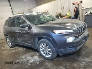 2016 Jeep Cherokee Limited with VIN 1C4PJMDS5GW203634, listed as a Copart auction lot 42086905 with 104,307 mi miles and Salvage Title. Bid and sale history available at DreamBid. Image 4.