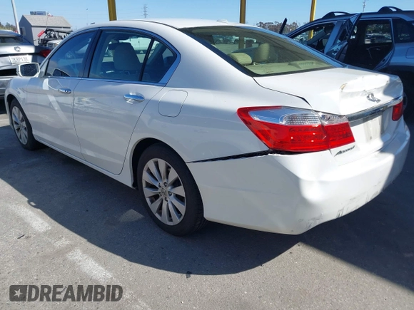 2014 Honda Accord Sedan EX-L with VIN 1HGCR2F8XEA024143, listed as a IAAI auction lot 41933648 with 77,548 mi miles. Bid and sale history available at carsss.com. Image 3.