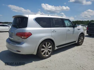 2013 Infiniti QX56 with VIN JN8AZ2NEXD9060240, listed as a Copart auction lot 61932725 with 165,327 mi miles and Clean title. Bid and sale history available at DreamBid. Image 3.