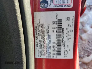 2010 Ford Fusion SE with VIN 3FAHP0HA7AR382448, listed as a Copart auction lot 87629985 with 0 mi miles and Salvage Title. Bid and sale history available at carsss.com. Image 14.