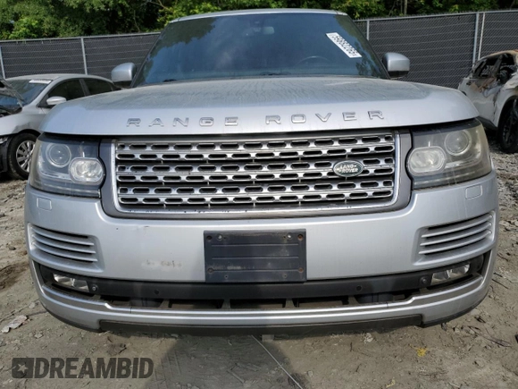 2014 Land Rover Range Rover HSE with VIN SALGS2WF1EA164710, listed as a Copart auction lot 59882265 with 138,163 mi miles and Salvage title. Bid and sale history available at DreamBid. Image 5.