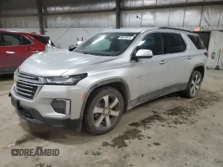 2022 Chevrolet Traverse LT Leather with VIN 1GNEVHKW6NJ140019, listed as a Copart auction lot 88879675 with 78,293 mi miles and Salvage Title. Bid and sale history available at carsss.com. Image 1.