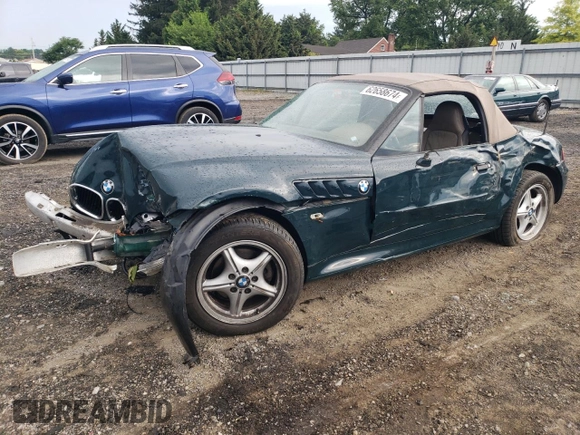 1997 BMW 3 Series 1.9L with VIN 4USCH7326VLE03317, listed as a Copart auction lot 62658674 with 93,261 mi miles and Salvage Title. Bid and sale history available at carsss.com. Image 1.