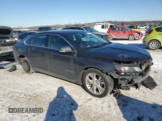 2015 Chevrolet Impala LT with VIN 2G1125S32F9248678, listed as a Copart auction lot 46180765 with 236,585 mi miles and Salvage title. Bid and sale history available at DreamBid. Image 4.