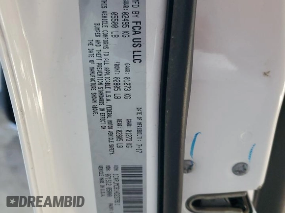 2017 Jeep Cherokee Latitude with VIN 1C4PJMCB1HD237911, listed as a Copart auction lot 50725465 with 159,155 mi miles and Salvage Title. Bid and sale history available at DreamBid. Image 16.