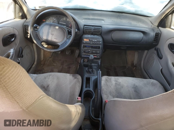 1999 Saturn SL with VIN 1G8ZF5283XZ157513, listed as a Copart auction lot 89053385 with 167,847 mi miles and Salvage Title. Bid and sale history available at carsss.com. Image 8.