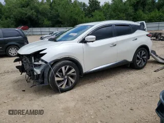 2015 Nissan Murano Platinum with VIN 5N1AZ2MGXFN256800, listed as a Copart auction lot 65345835 with 62,852 mi miles and Salvage title. Bid and sale history available at DreamBid. Image 1.