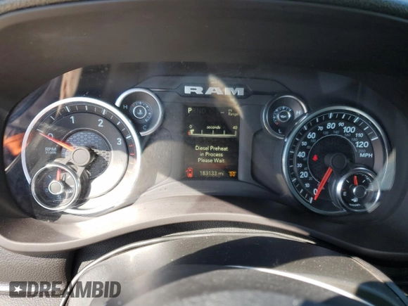 2023 Ram 2500 Tradesman with VIN 3C6UR5CL1PG504080, listed as a Copart auction lot 46471815 with 183,133 mi miles and Clean title. Bid and sale history available at DreamBid. Image 9.