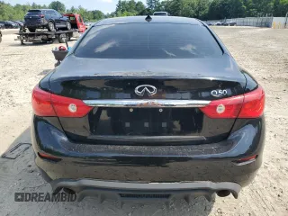 2015 Infiniti Q50 with VIN JN1BV7AP3FM342447, listed as a Copart auction lot 66315005 with 104,427 mi miles and Clean title. Bid and sale history available at DreamBid. Image 6.