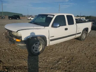 2001 Chevrolet Silverado 1500 LT with VIN 2GCEC19T811122465, listed as a Copart auction lot 44249515 with 91,555 mi miles and Salvage Title. Bid and sale history available at carsss.com. Image 1.
