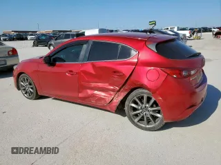 2018 Mazda 3 Touring with VIN 3MZBN1L38JM184671, listed as a Copart auction lot 52008405 with 114,292 mi miles and Salvage Title. Bid and sale history available at DreamBid. Image 2.
