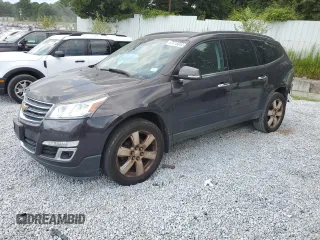 2017 Chevrolet Traverse LT with VIN 1GNKRGKDXHJ158138, listed as a Copart auction lot 67418044 with 120,048 mi miles and Salvage Title. Bid and sale history available at DreamBid. Image 1.