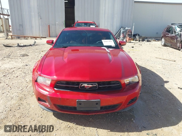 2011 Ford Mustang V6 with VIN 1ZVBP8AM4B5145257, listed as a IAAI auction lot 41817452 with 115,114 mi miles and . Bid and sale history available at carsss.com. Image 12.
