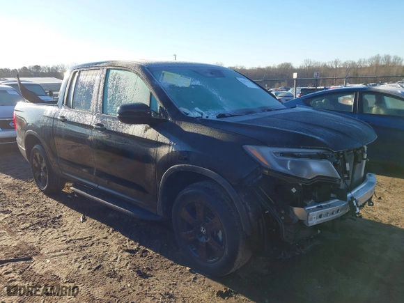 2020 Honda Ridgeline Black Edition with VIN 5FPYK3F86LB006409, listed as a IAAI auction lot 41434341 with 20,921 mi miles. Bid and sale history available at carsss.com. Image 1.