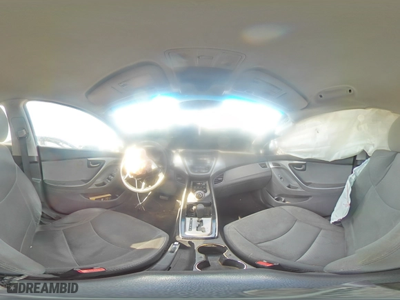 2013 Hyundai Elantra GLS PZEV with VIN 5NPDH4AE5DH365388, listed as a Copart auction lot 46154825 with 163,134 mi miles and Salvage Title. Bid and sale history available at carsss.com. Image 13.