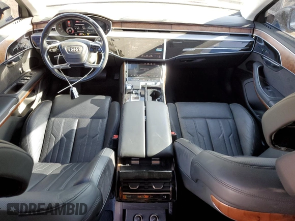 2020 Audi A8 с VIN WAU8EAF81LN002559, выставлен на аукционе Copart как лот 81567644 с пробегом 29 458 миль миль и Списание • Salvage title. История ставок и продаж доступна на DreamBid. Изображение 8.
