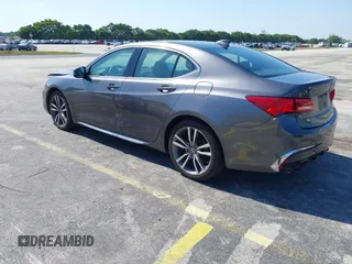 2020 Acura TLX w/Technology Pkg with VIN 19UUB3F4XLA000269, listed as a IAAI auction lot 42151103 with 60,533 mi miles. Bid and sale history available at carsss.com. Image 3.