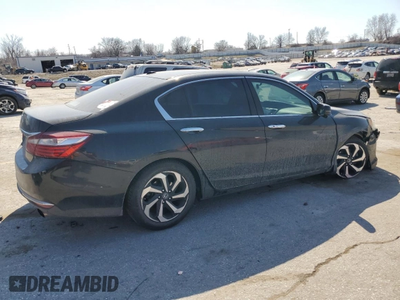 2016 Honda Accord Sedan EX with VIN 1HGCR2F74GA081979, listed as a Copart auction lot 47487595 with 144,547 mi miles and Clean Title. Bid and sale history available at carsss.com. Image 3.